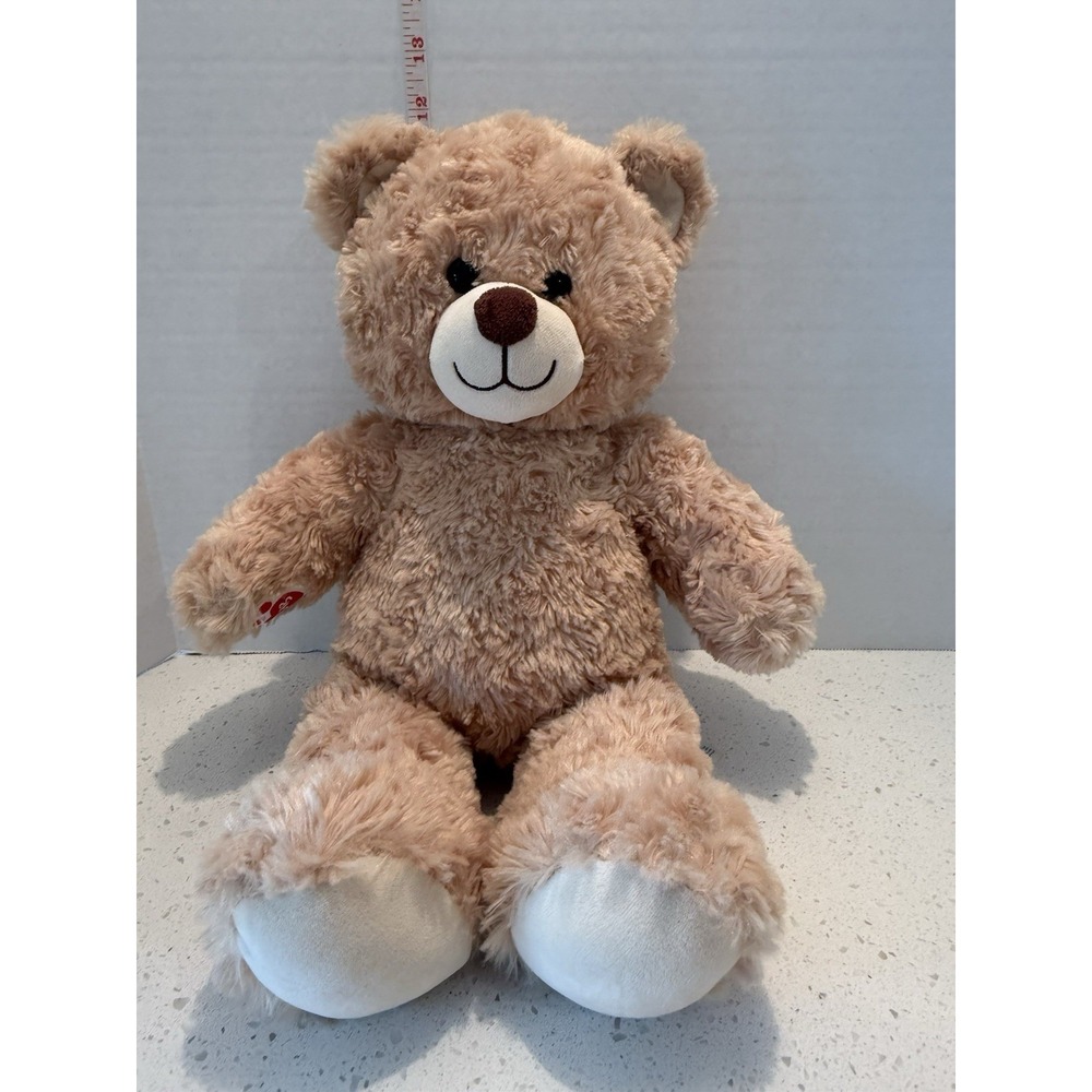 Build A Bear Classic Plush Light Brown Teddy Bear 17" Stuffed Animal 2015‎